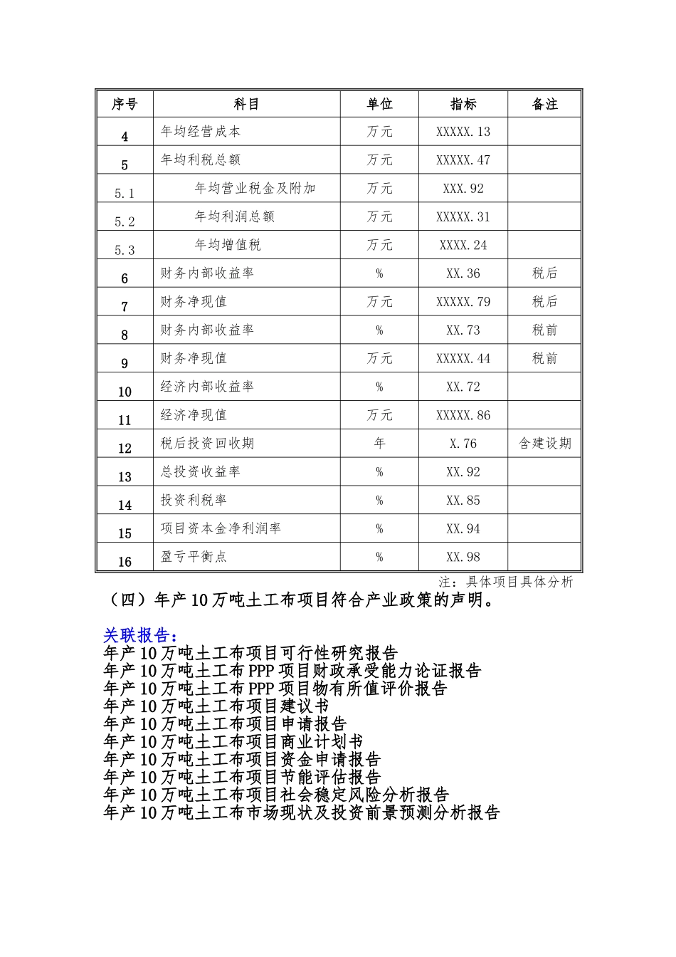 备案项目网上申报-年产10万吨土工布项目(申报大纲)_第3页