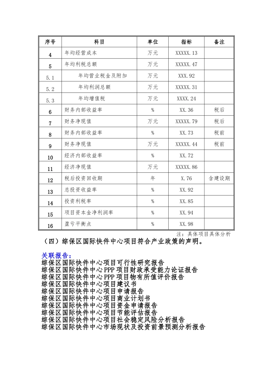 备案项目网上申报-综保区国际快件中心项目(申报大纲)_第3页