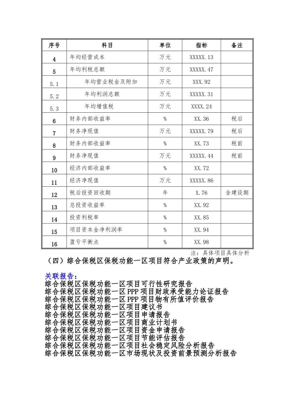 备案项目网上申报-综合保税区保税功能一区项目(申报大纲)_第3页