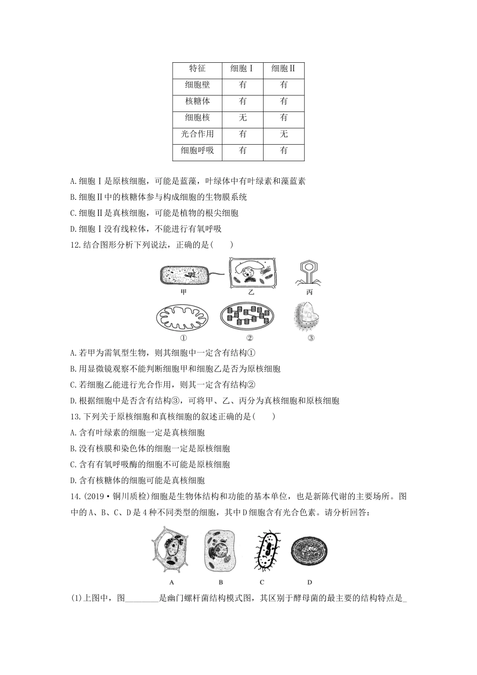 高考生物一轮复习 加练半小时 第二单元 第6练（含解析）-人教高三全册生物试题_第3页
