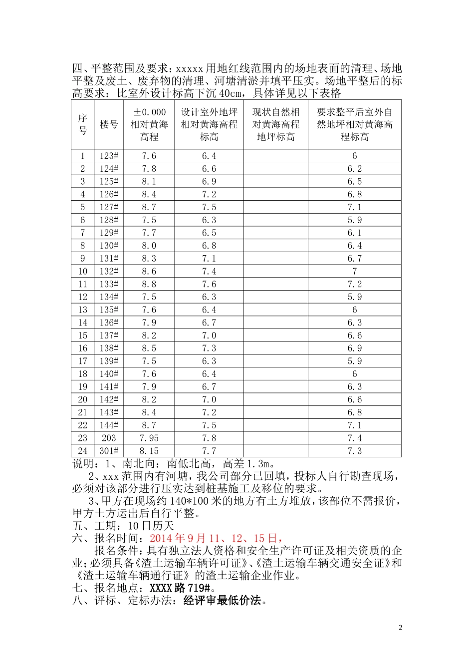 场地平整招标文件_第2页