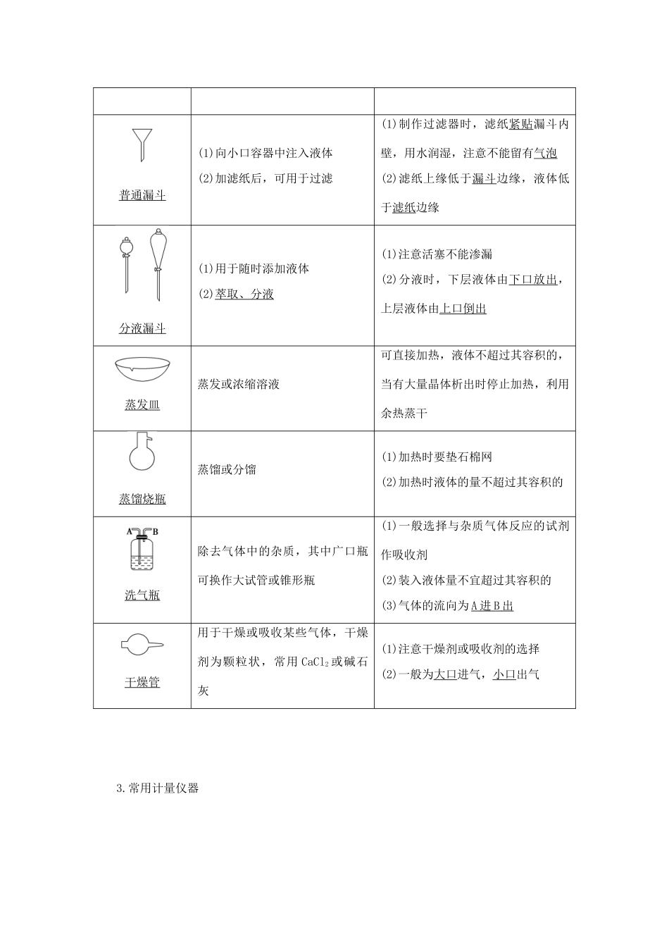 高考化学总复习 第一章 从实验学化学_第2页