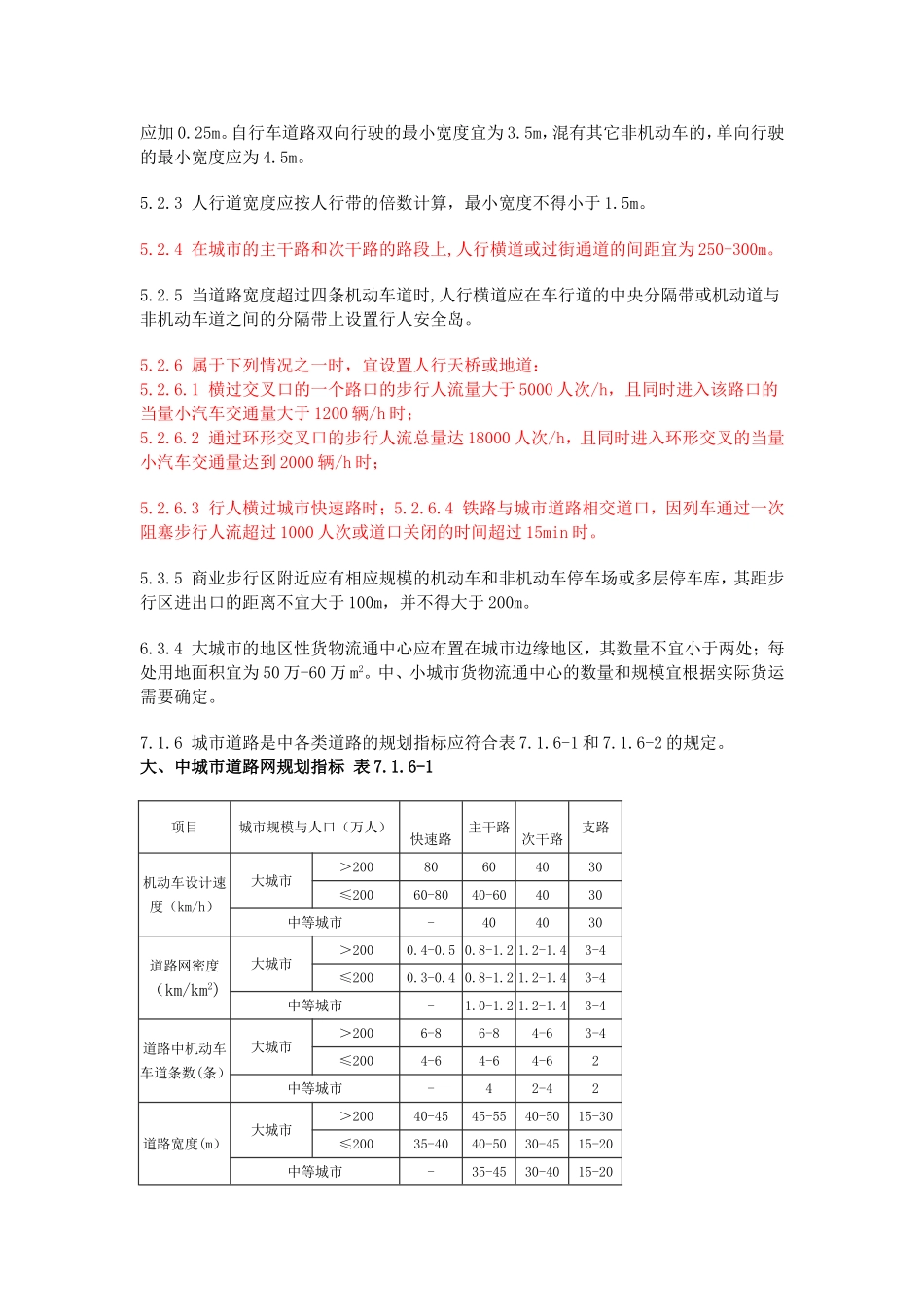 城市道路交通规划设计规范(GB-50220-95)_第3页