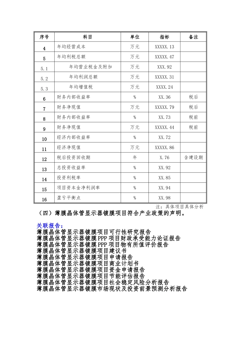 备案项目网上申报-薄膜晶体管显示器镀膜项目(申报大纲)_第3页