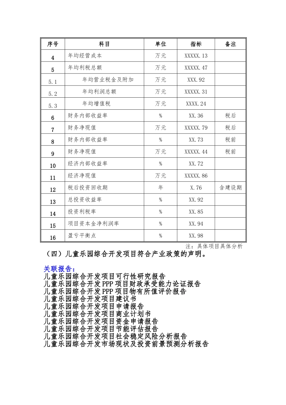 备案项目网上申报-儿童乐园综合开发项目(申报大纲)_第3页