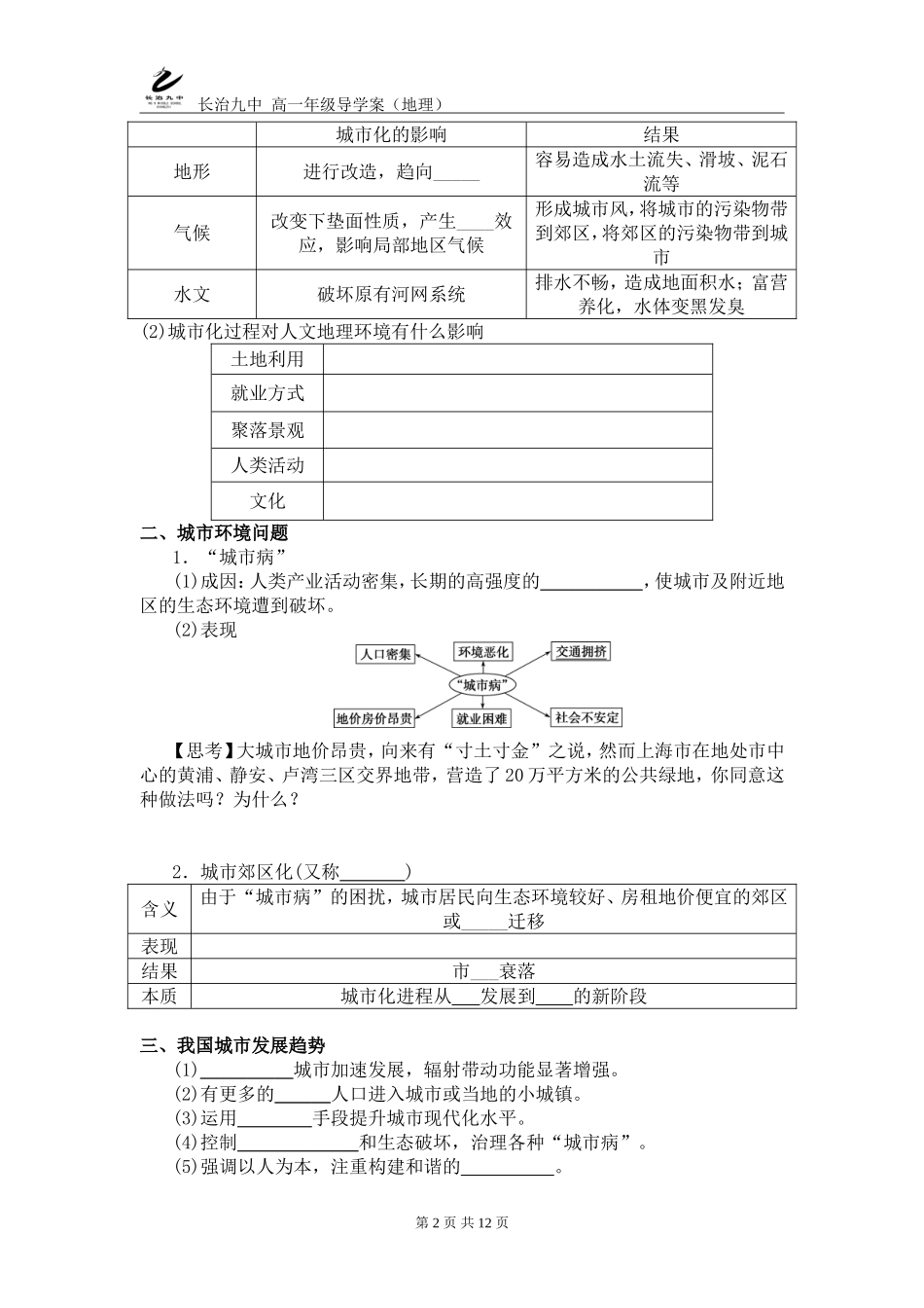 城市化过程对地理环境的影响_第2页