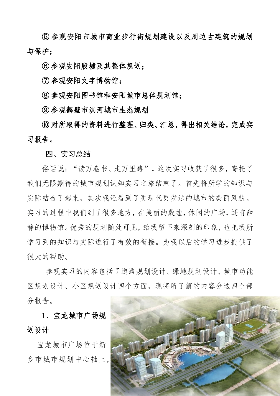 城市规划实习报告_第2页