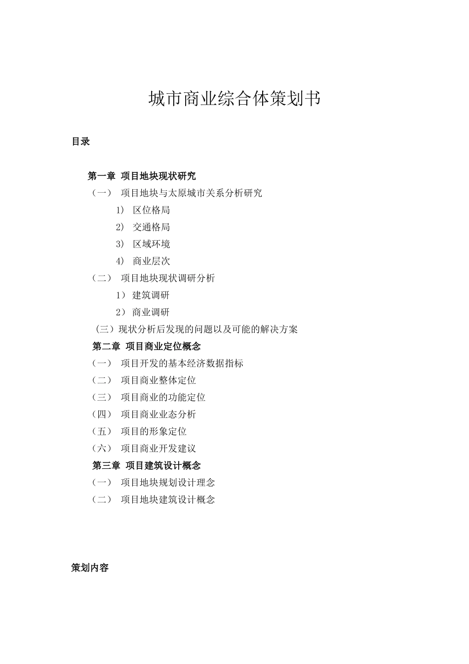 城市商业综合体策划书详解_第2页