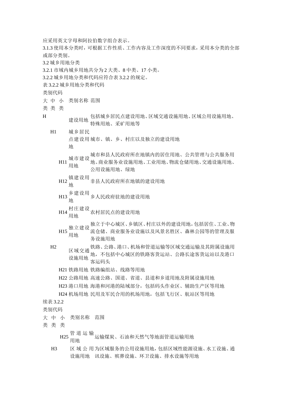 城市用地分类与规划用地标准GBJ50137-2011_第3页