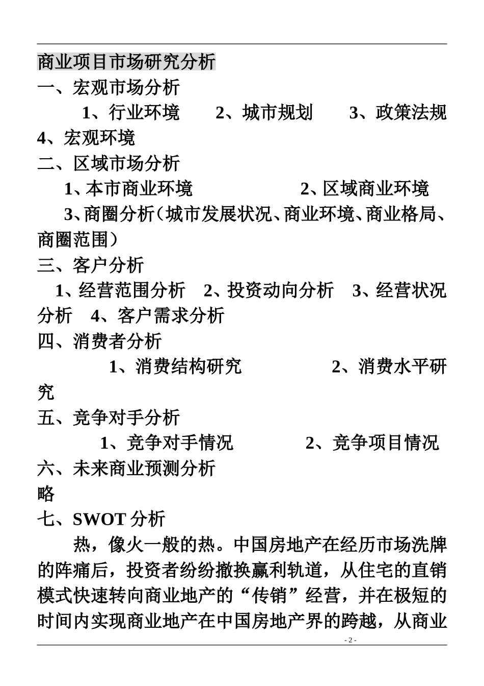 大型商业地产项目顶级策划模式(完整版)_第2页