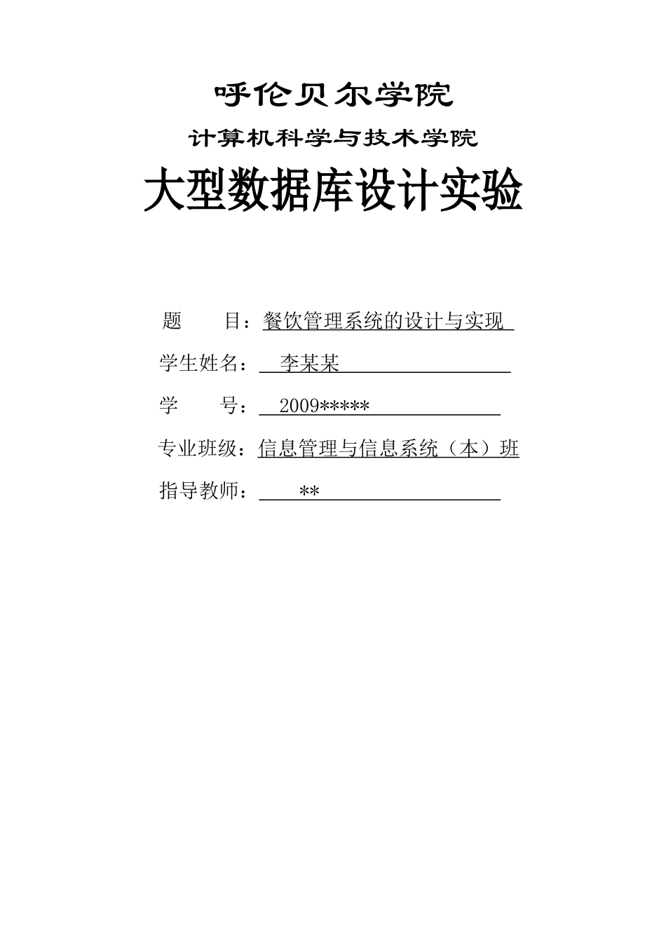 大型数据库说明书_第1页