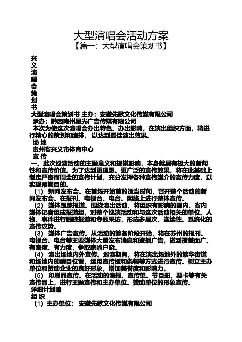 大型演唱会活动方案_第1页