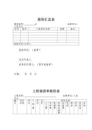 大同较好的人流医院(投标报价表)