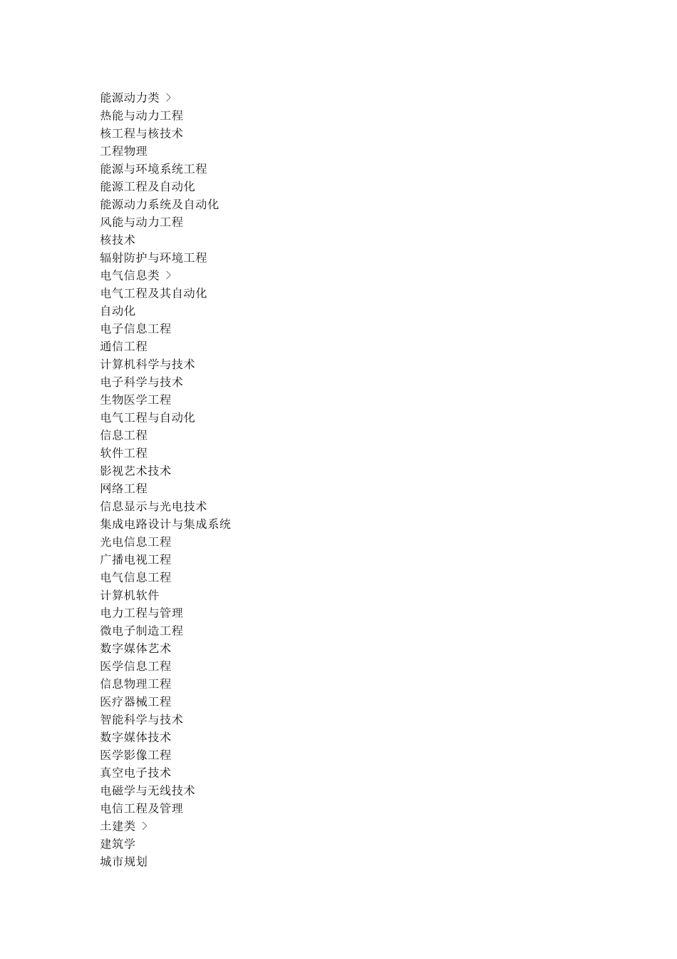 大学可选专业列表_第2页