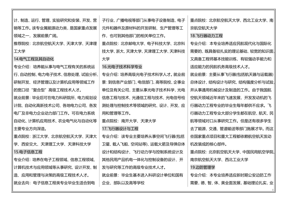 大学理科专业介绍与就业方向_第3页