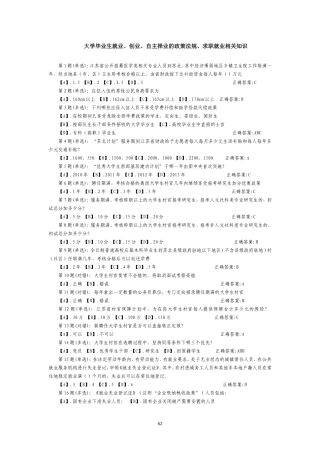 大学毕业生就业、创业、自主择业的政策法规、求职就业相关...