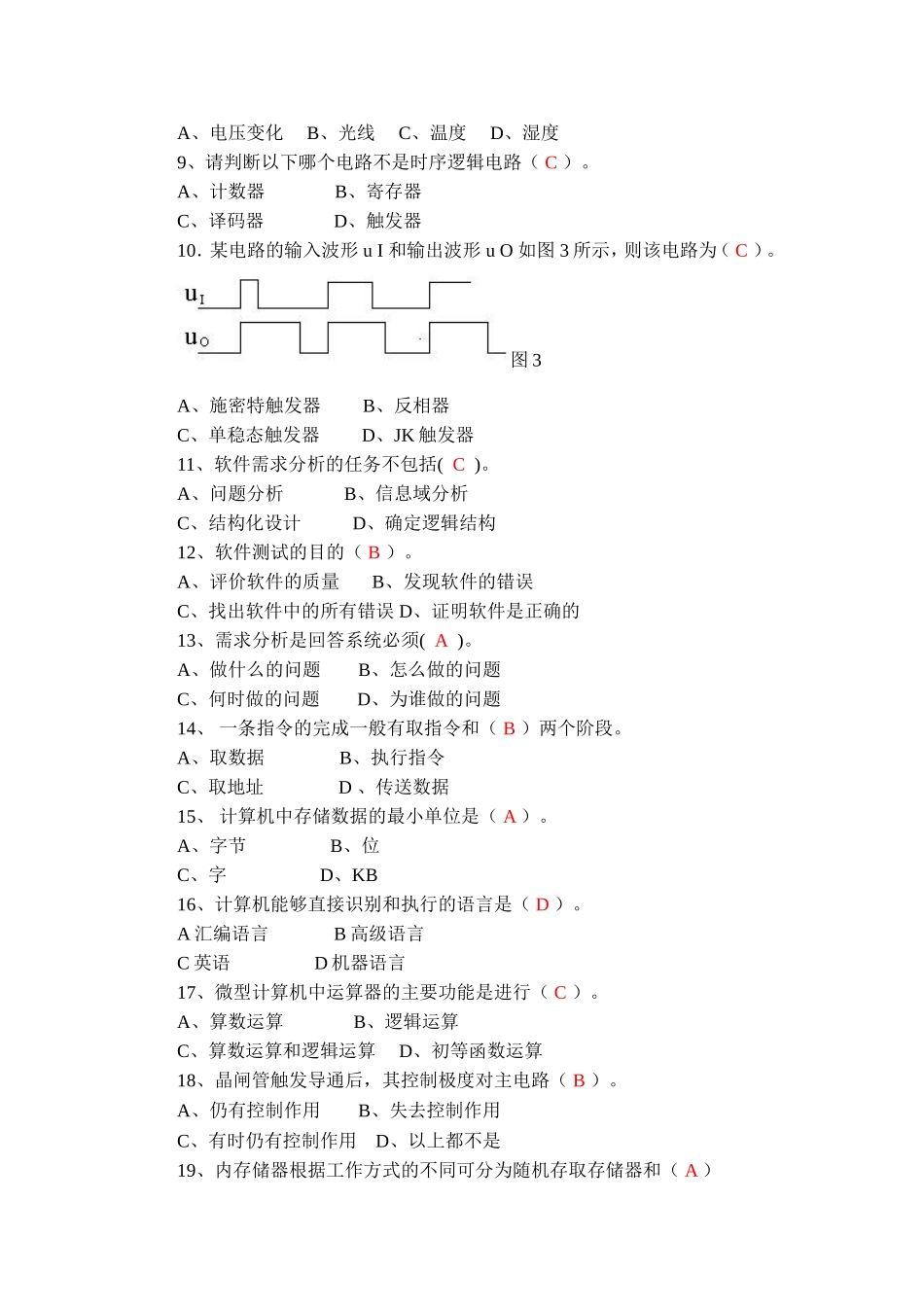 大学基础的数电模电试题及答案_第3页