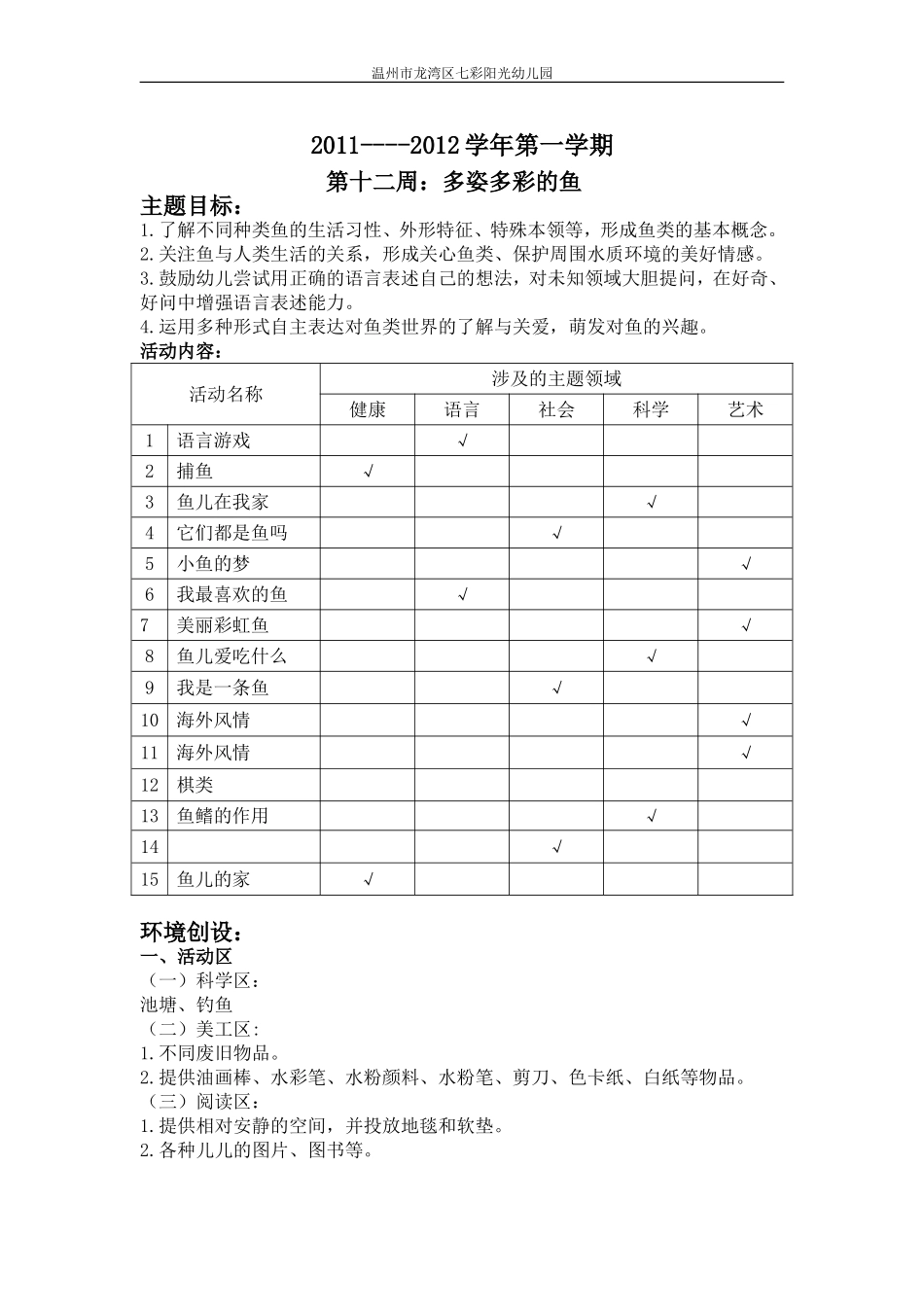 大班主题多姿多彩的鱼_第1页