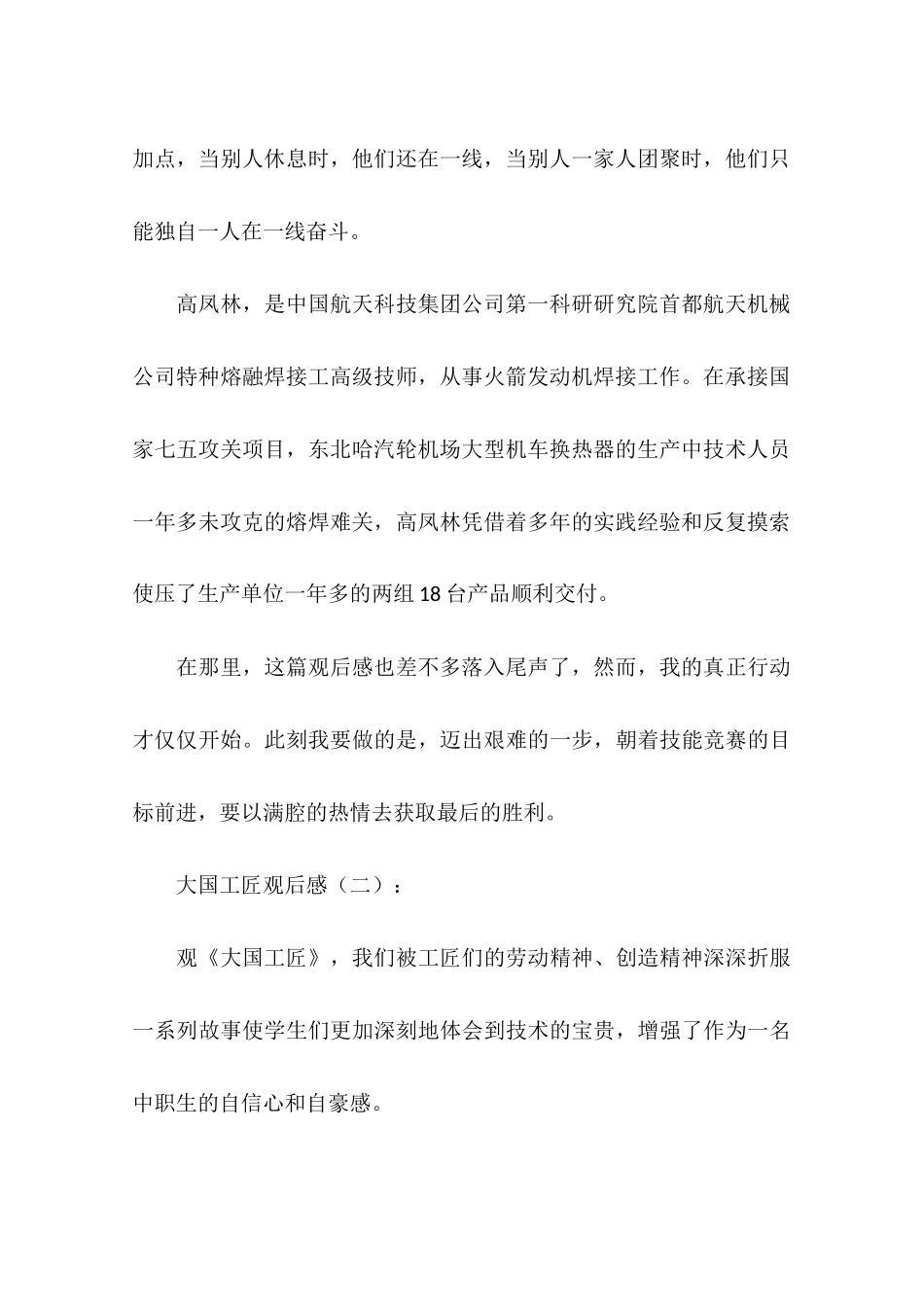大国工匠观后感精选8篇_第2页