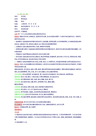 大病历中医住院病历书写格式
