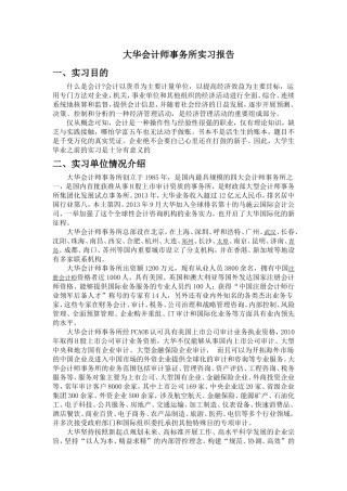大华实习报告