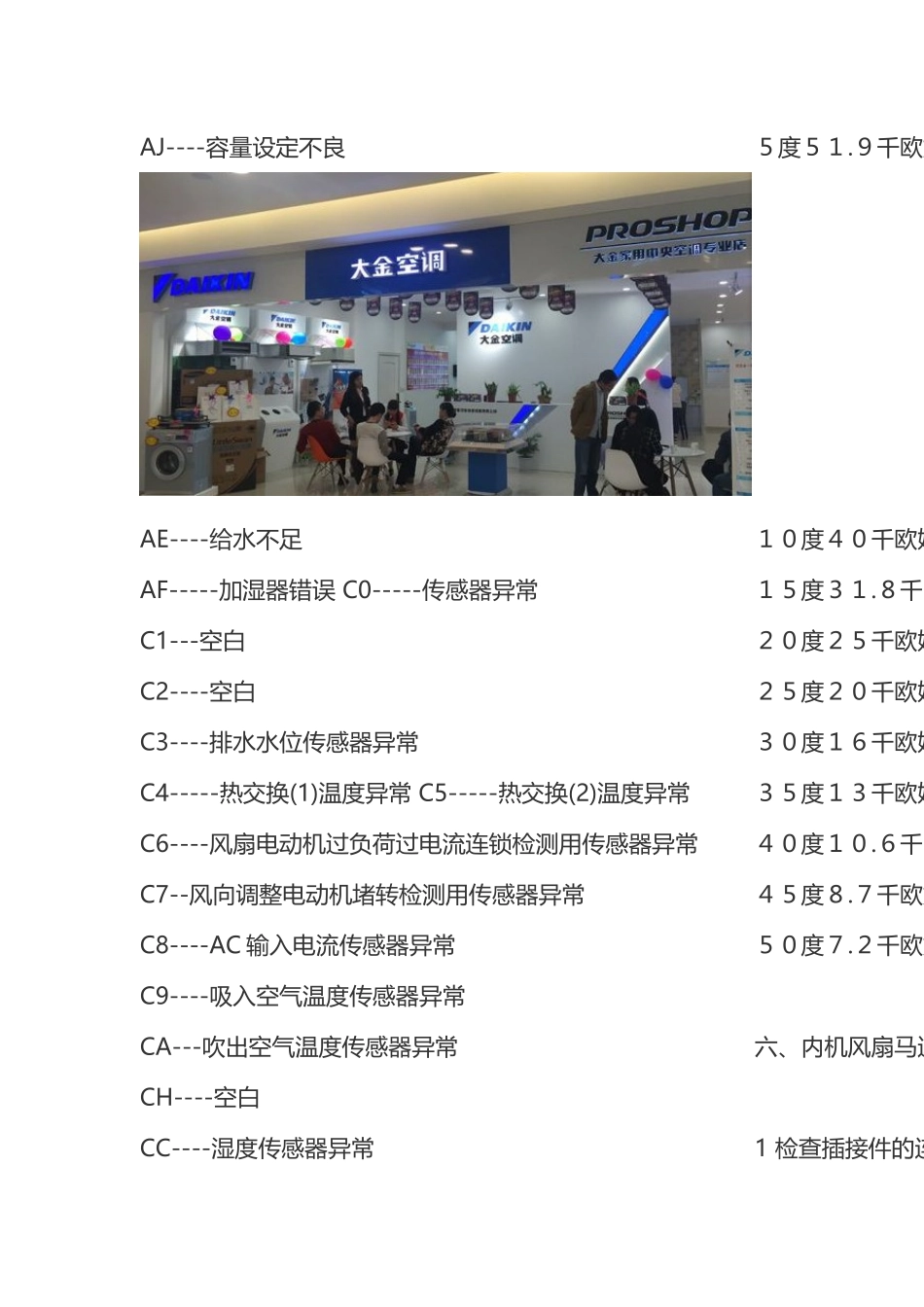 大金空调显示e4是什么意思故障怎样解决排除_第2页