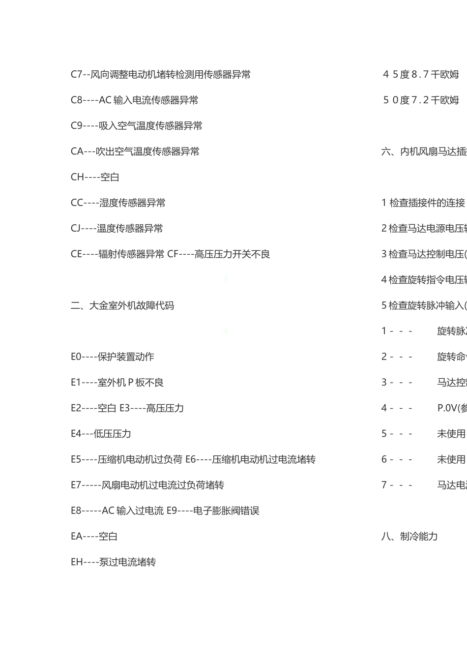 大金空调显示e5是什么意思故障怎样解决排除_第3页