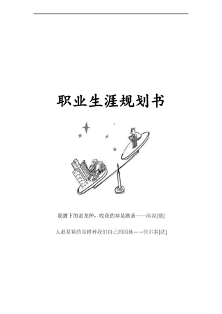 大学生职业生涯规划书-广告专业AE