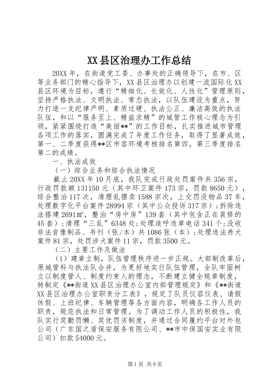 2024年县区治理办工作总结_第1页