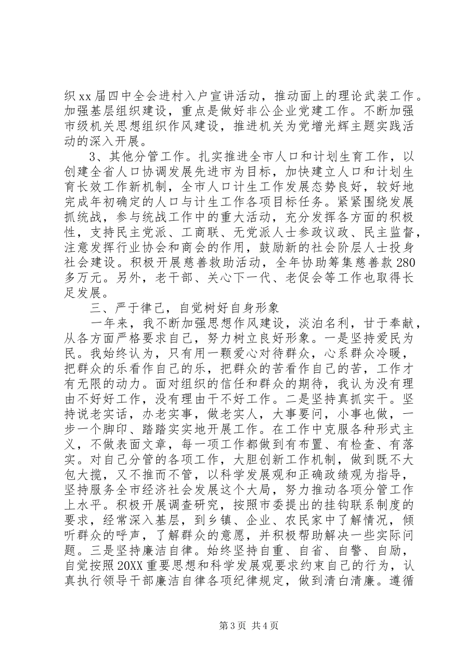 2024年副市长述廉报告范文_第3页