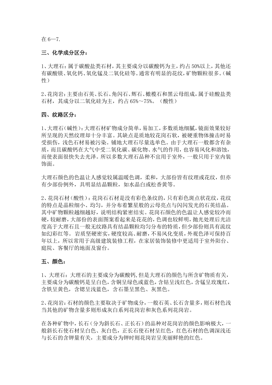 大理石与花岗岩的区别_第2页