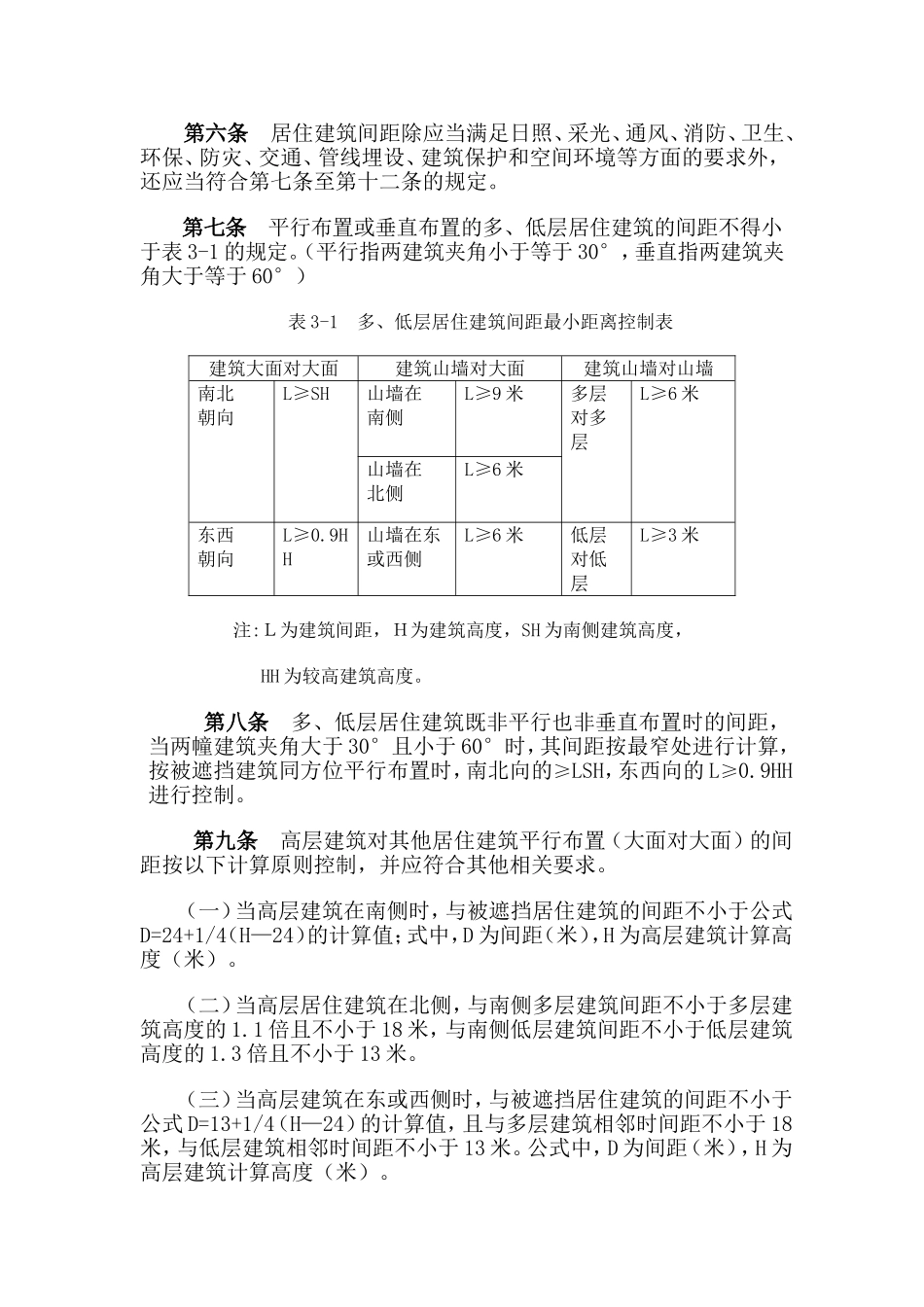 大理州建设项目规划管理技术规则(试行)_第2页