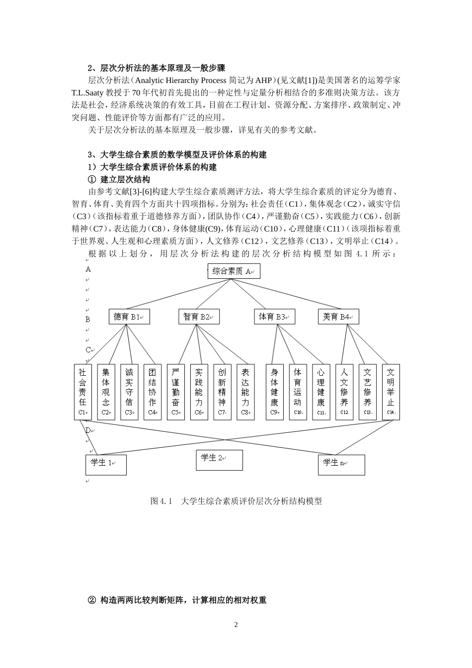 大学生综合素质评价体系的构建及应用_第2页