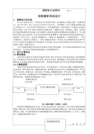 大学生兼职系统设计