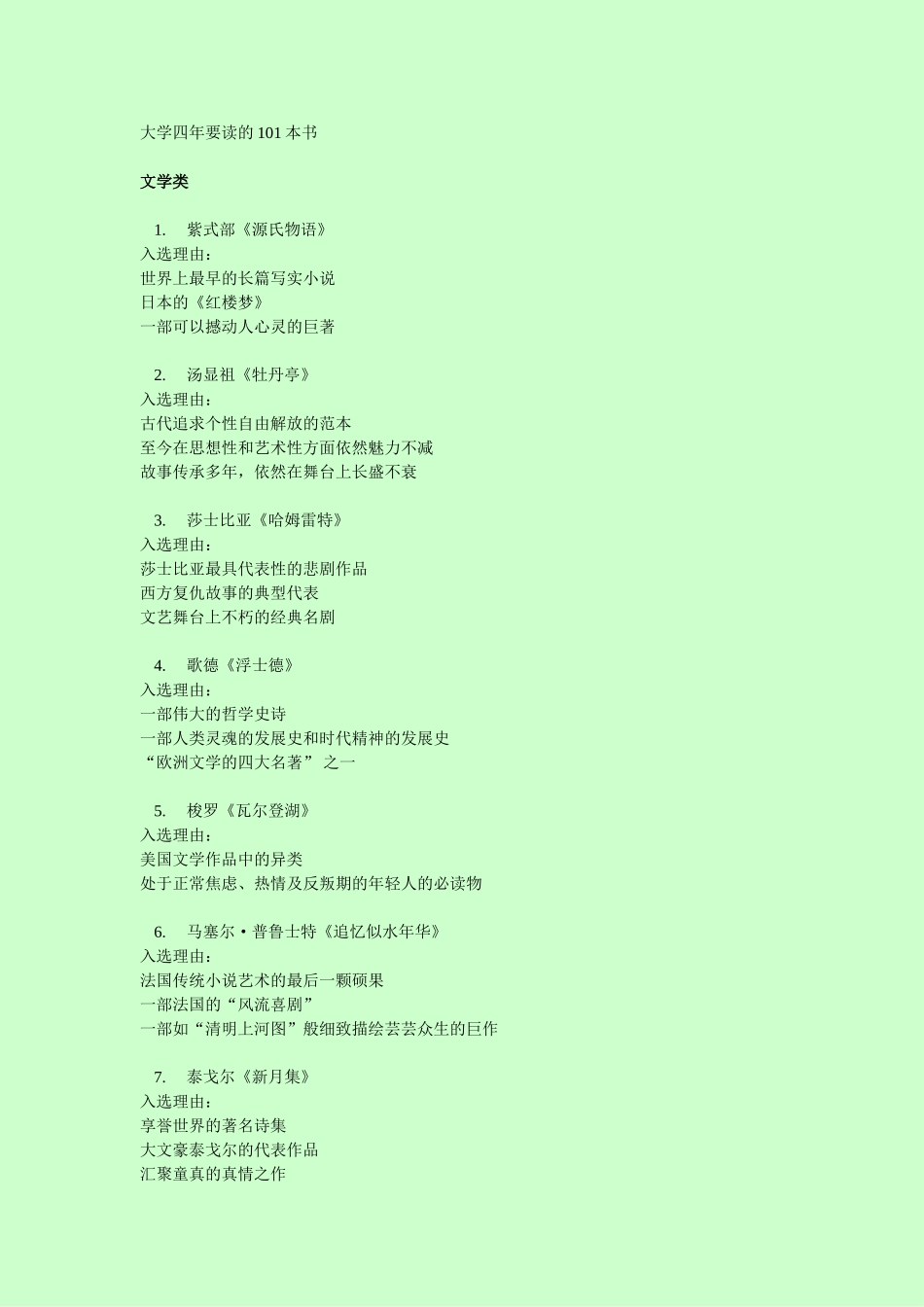 大学四年要读的101本书_第1页