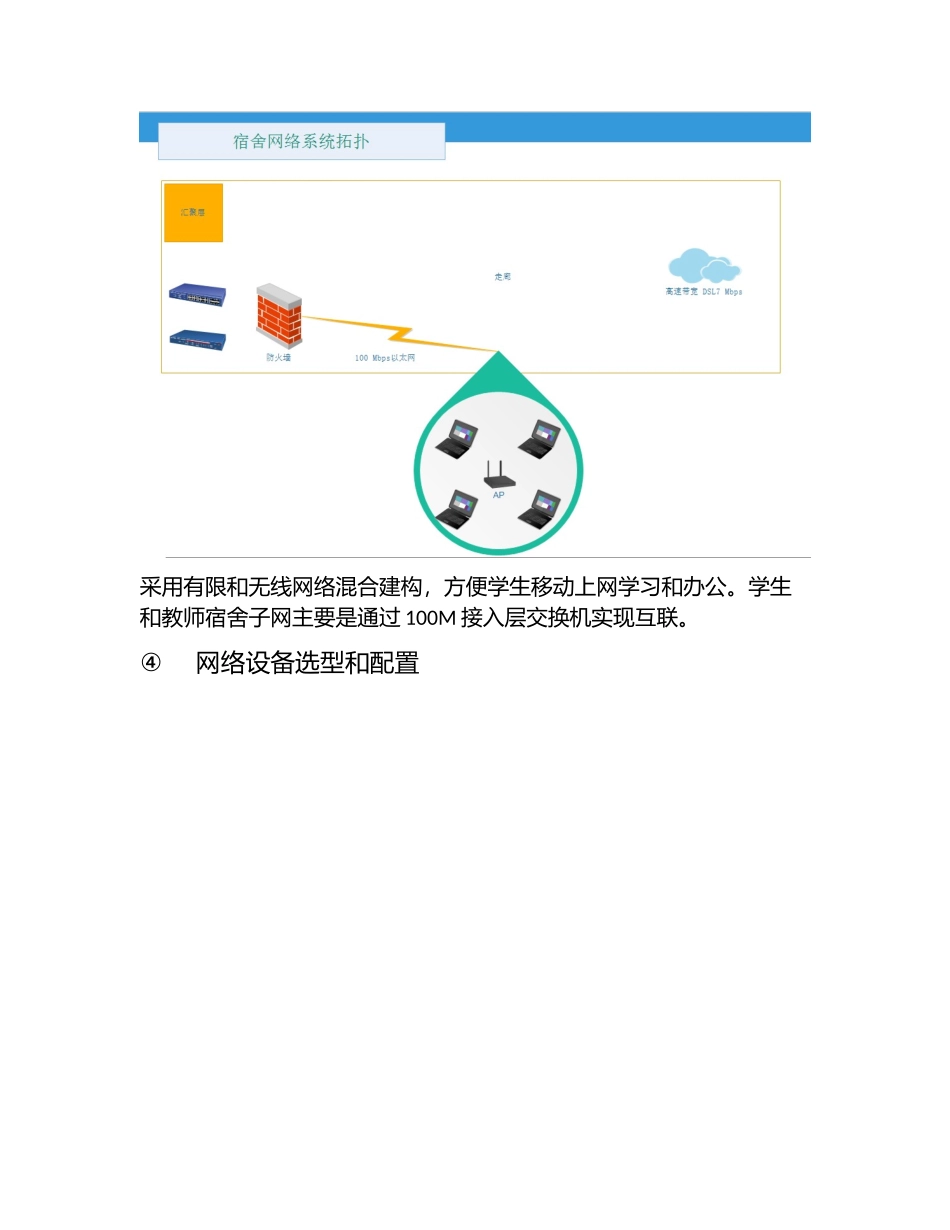 大学宿舍楼网络方案设计_第3页
