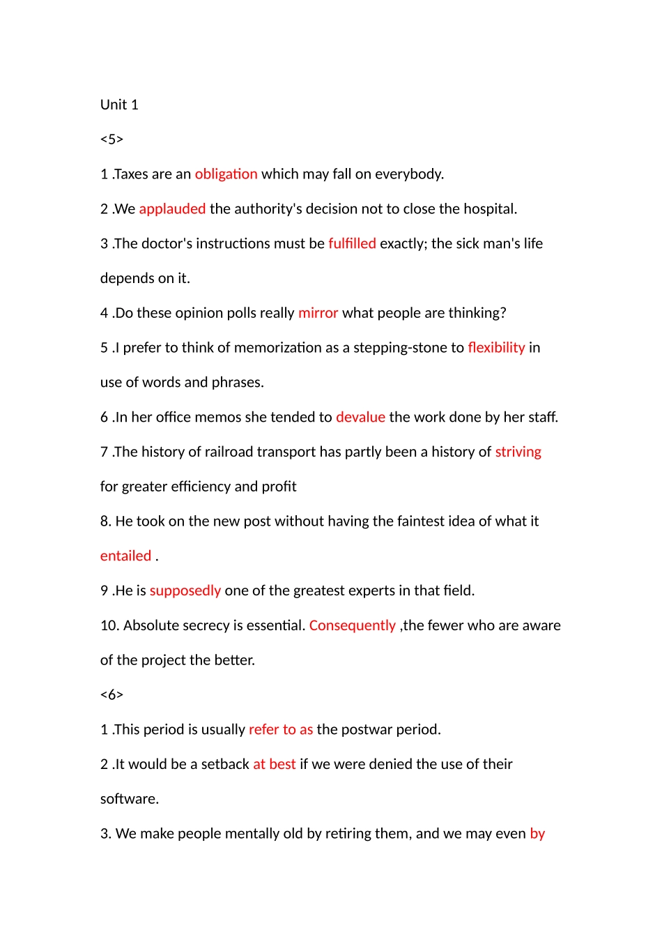 大学体验英语综合教程4(第三版)课后习题兼答案_第1页