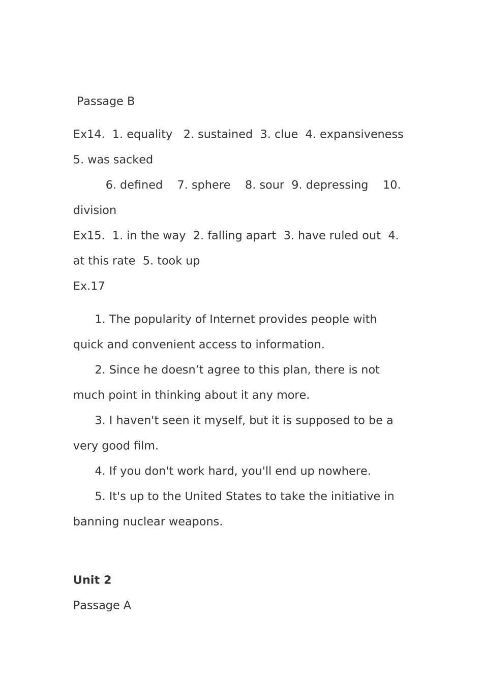 大学体验英语综合教程4课后答案_第2页