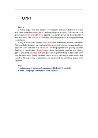 大学体验英语综合教程第三版2unit7