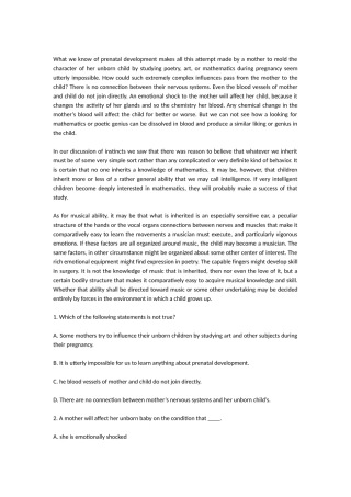 大学英语四级试卷和答案-专四阅读