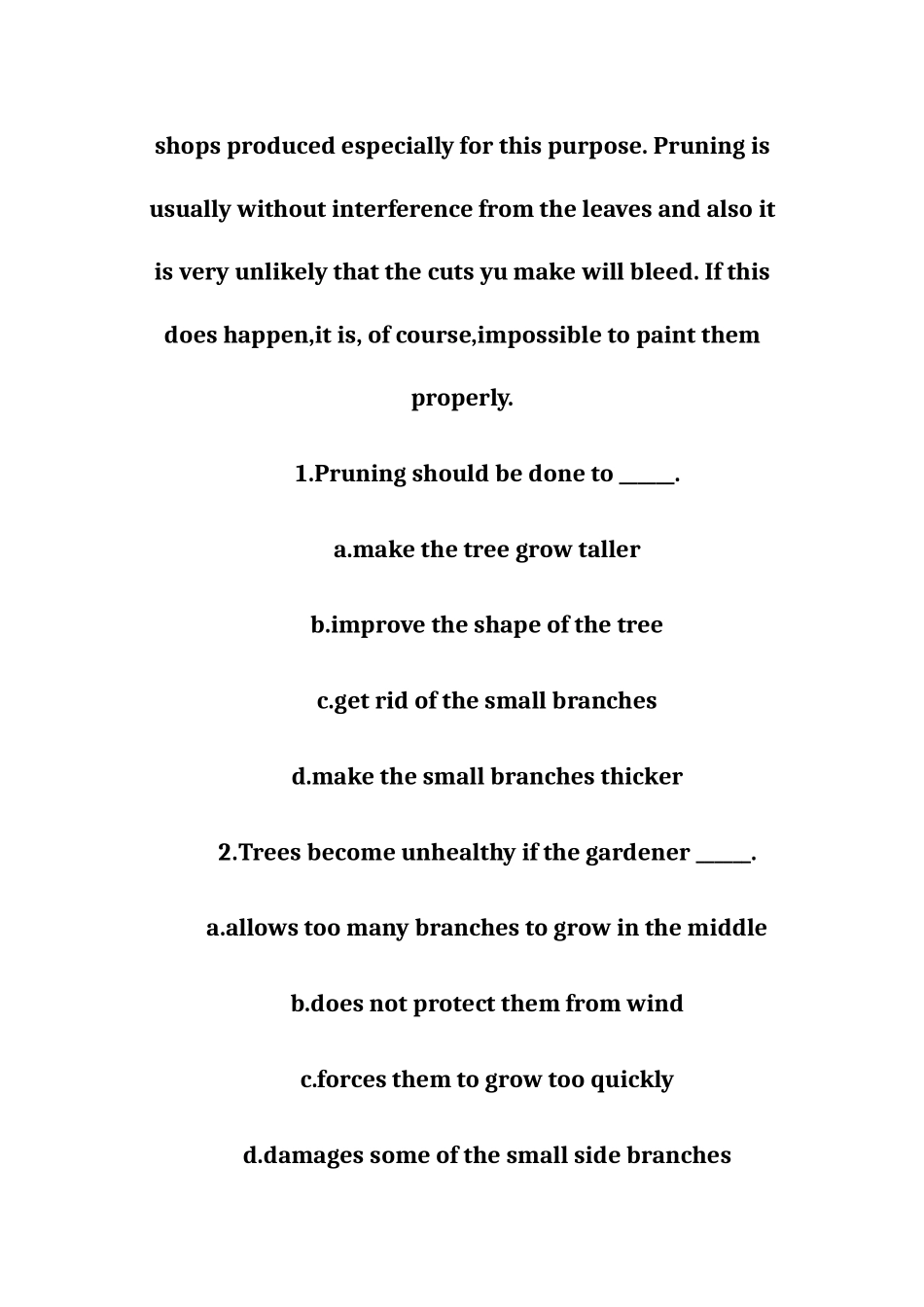 大学英语四级阅读理解试题及答案(四)_第3页