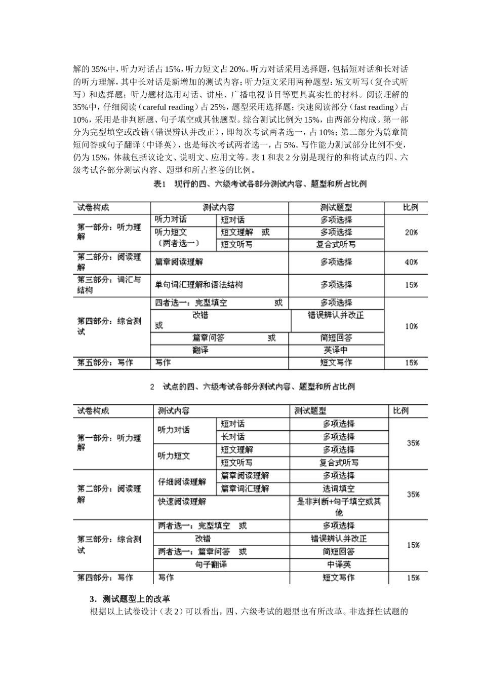 大学英语四-六级考试的改革思路与未来展望_第3页