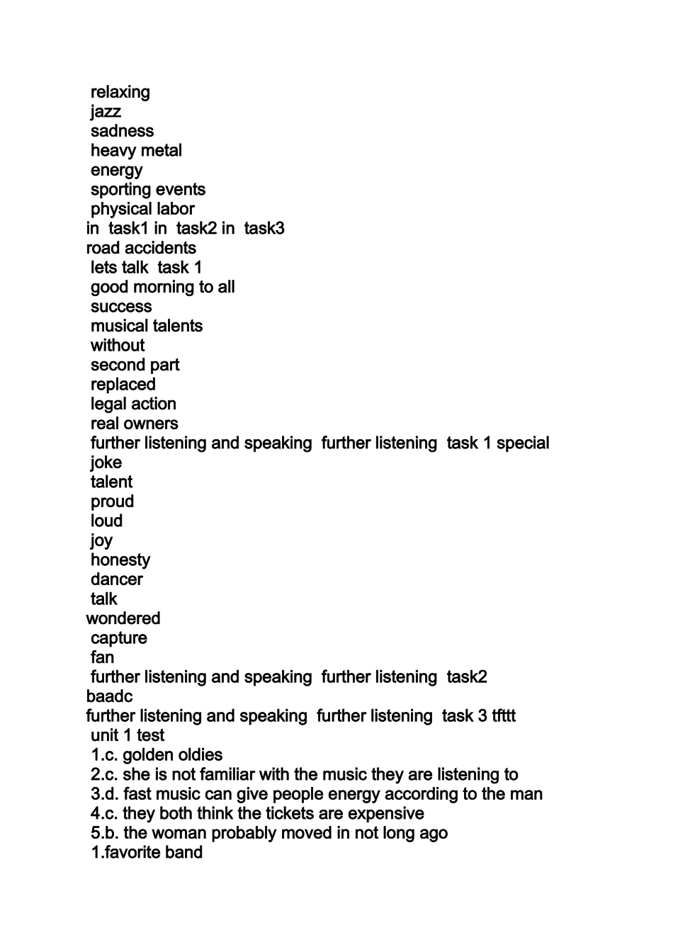 大学英语新视野视听说2答案_第3页