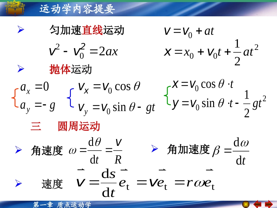 大学物理物理学第三版(刘克哲-张承琚】上册期末考试复习.doc_第3页