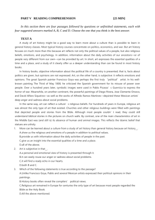 大学英语专业四级阅读理解模拟试题(含答案)(05)