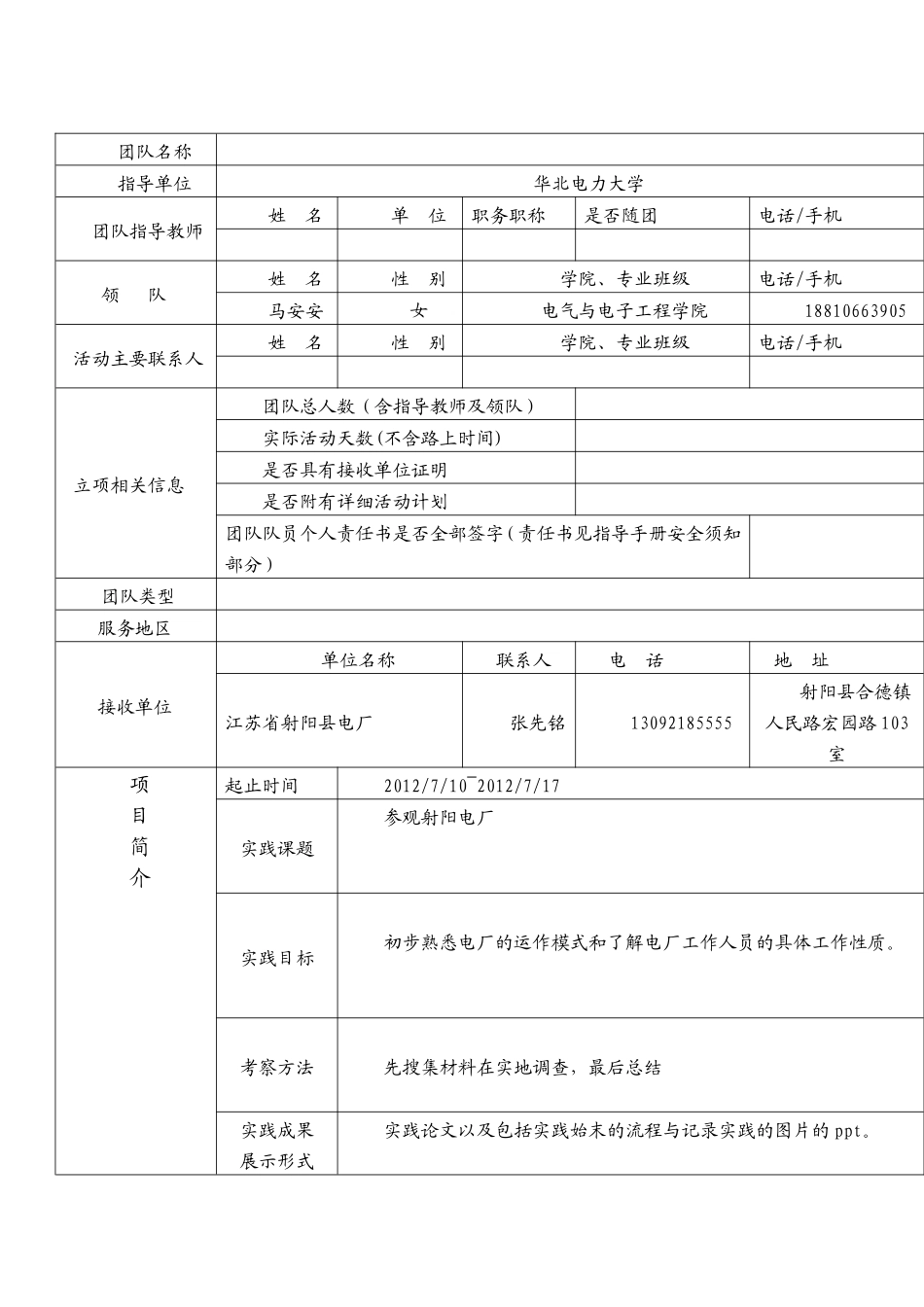 大学生暑期社会实践立项项目表_第3页