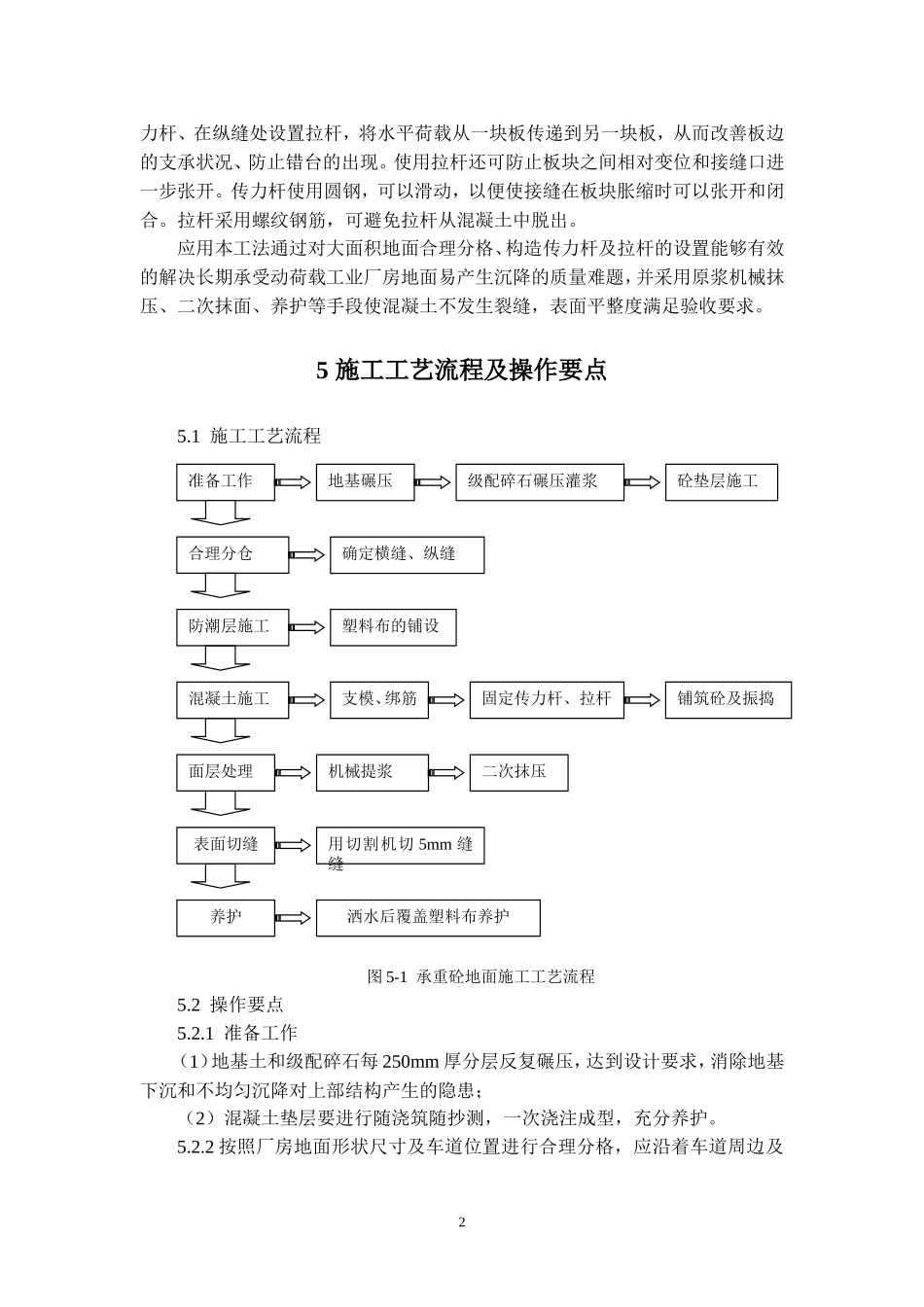 大面积砼承重地面应用传力杆、拉杆体系施工工法_第2页