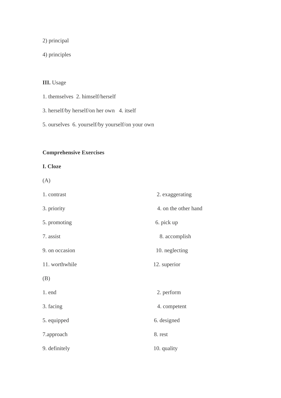 大学英语综合教程2习题答案U1-U6_第3页
