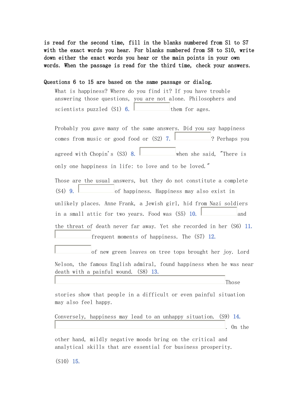 大学英语综合教程B4-U1听力训练及答案_第3页