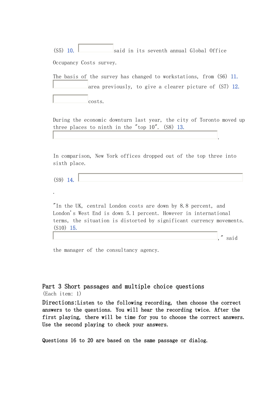 大学英语综合教程B4-U4听力训练及答案_第3页